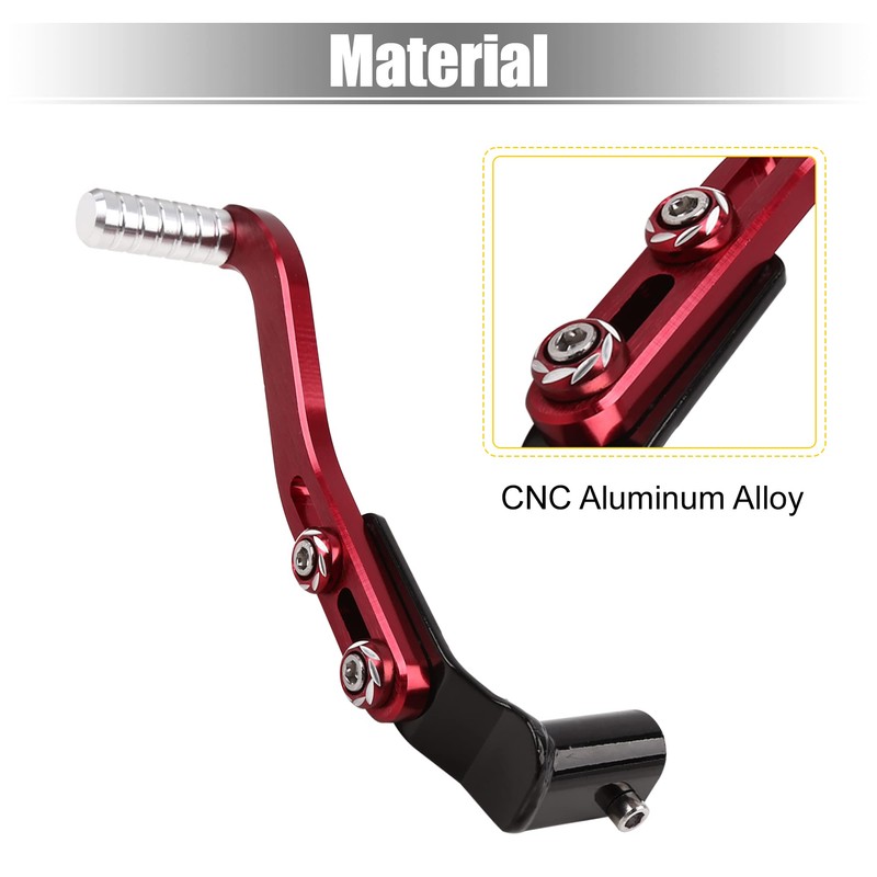sourcing map 0.43" Motorcycle Aluminum Alloy Gear Shift Lever Shifter