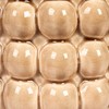 Creative Co-Op 6 Inches Round Stoneware Raised Dots, Holds 4