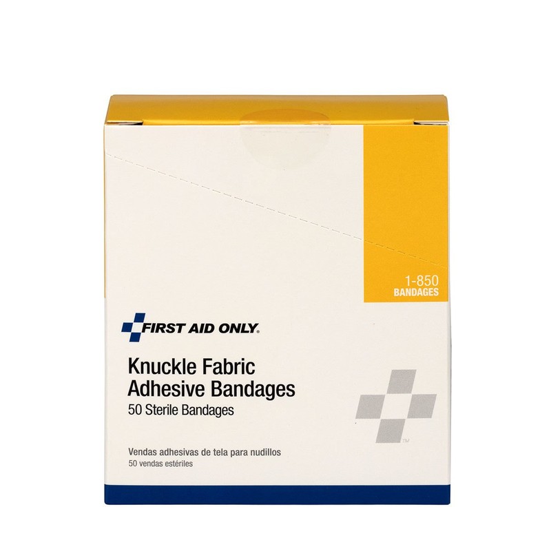 First Aid Only 1-850 Knuckle Bandages, Heavy Woven Fabric Adhesive