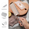 KLEHOPE Graters for Kitchen with Handle, Stainless Steel Nutmeg Grater,