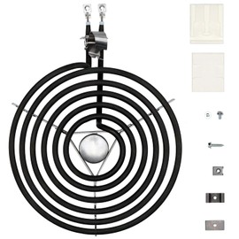 WB30X348 Electric Stove Burners 8'' 2350W By TOP-HEATER Upgraded 235217 Fit GE Hotpoint RCA Stove coil surface Element Replace WB30X0214, WB30X0215, WB30X0324,WB30X367, WB30X5037, WB30X5038 1Pack