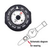 KanPas Mini Button Map Compass with Turnable Bezel for Watchband