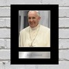 Pope Francis Mounted Photo Display