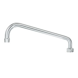 Krowne DX-423 Krowne Diamond Series, 12" Swing Spout, 1.8GPM Aerator, Ultra-Polish Satin Finish, Solid Chrome Plated Brass Body, Fits All Diamond Series Faucets, Double O-Ring Construction