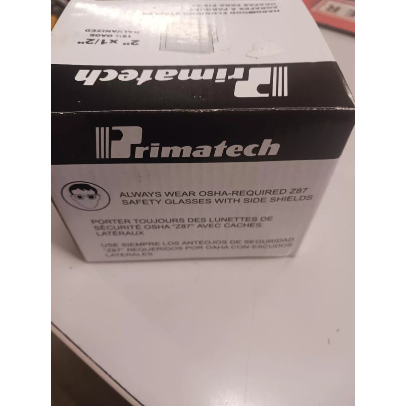 Primatech 2-inch Hardwood Flooring Staples - 15-1/2 Gauge Galvanized, 1000-Pack