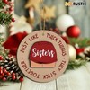 365RUSTIC Family Christmas Ornaments, Sisters Ornament 2024, Funny Ornaments for