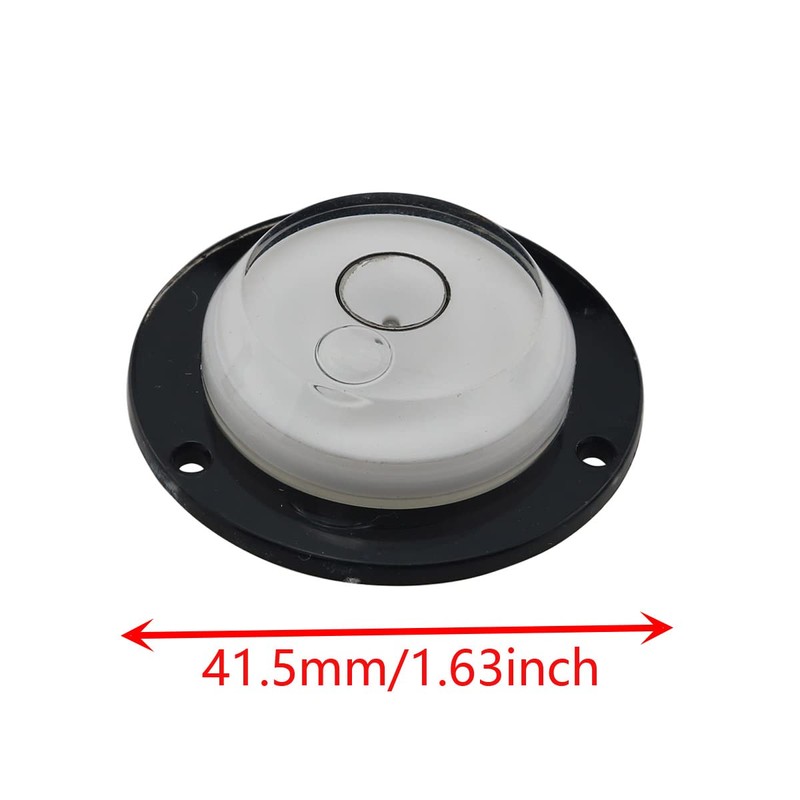 ZCZQC 4pcs Circular Bullseye Bubble Level with Screws Diameter Disc