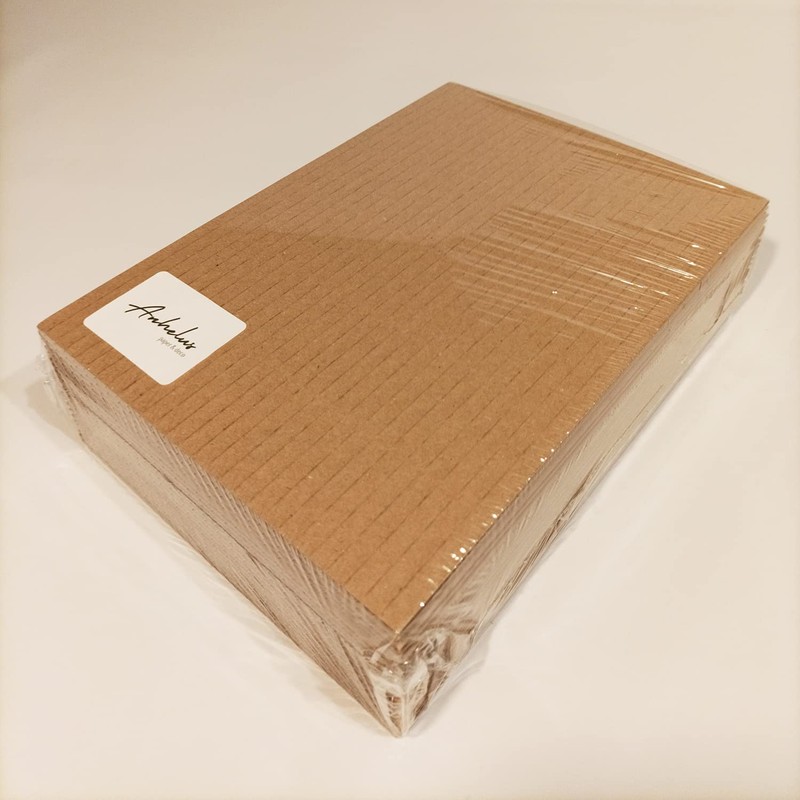 ANHELUS PAPER & DECO Pack of 20 brown corrugated cardboard
