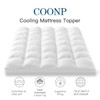 COONP King Mattress Topper, Extra Thick Pillowtop, Cooling Plush Mattress