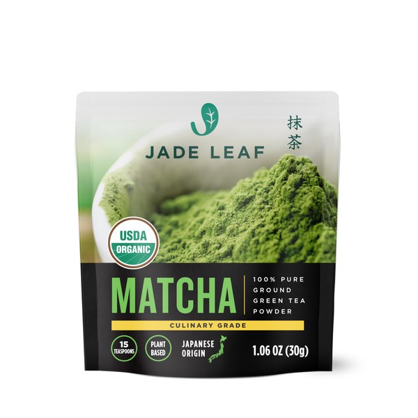 Jade Leaf Matcha Organic Green Tea Powder - Culinary Grade