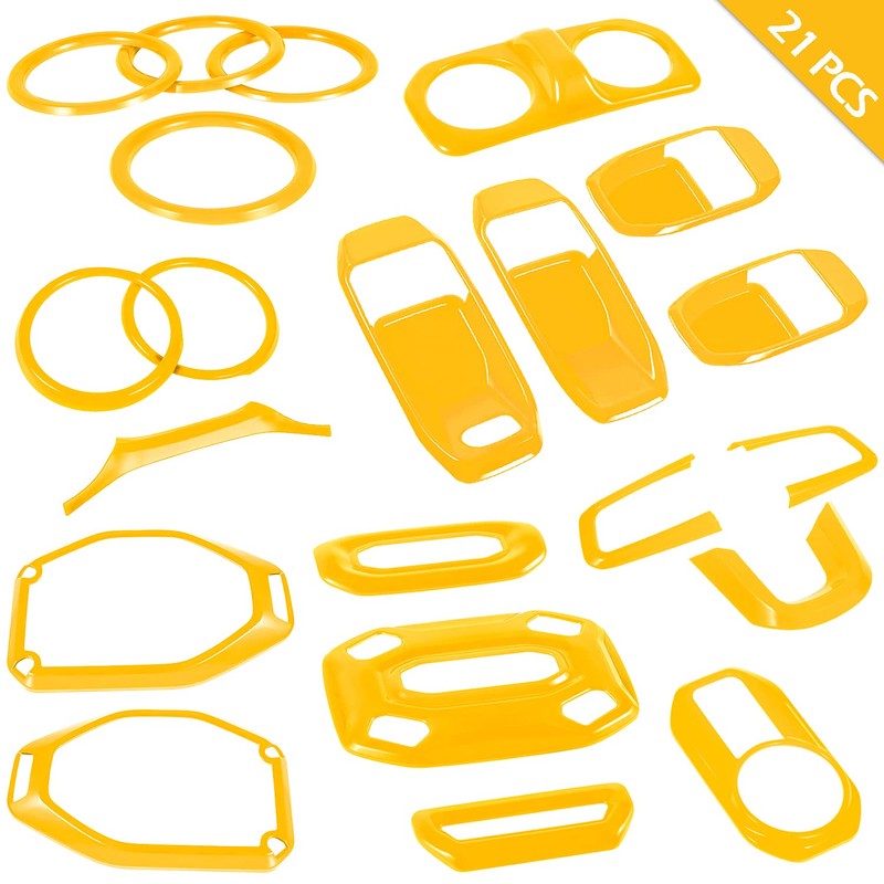 LAIKOU 21PCS Full Set Interior Decoration Trim Kit fit for