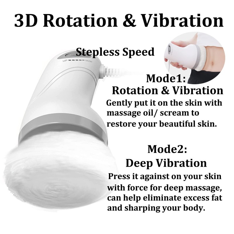 Body Sculpting Machine Electric Cellulite Massager 6 Pads, Handheld Full