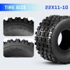 TRIBLE SIX 22x11-10 All Terrain ATV UTV Tires 22x11x10 Tires,