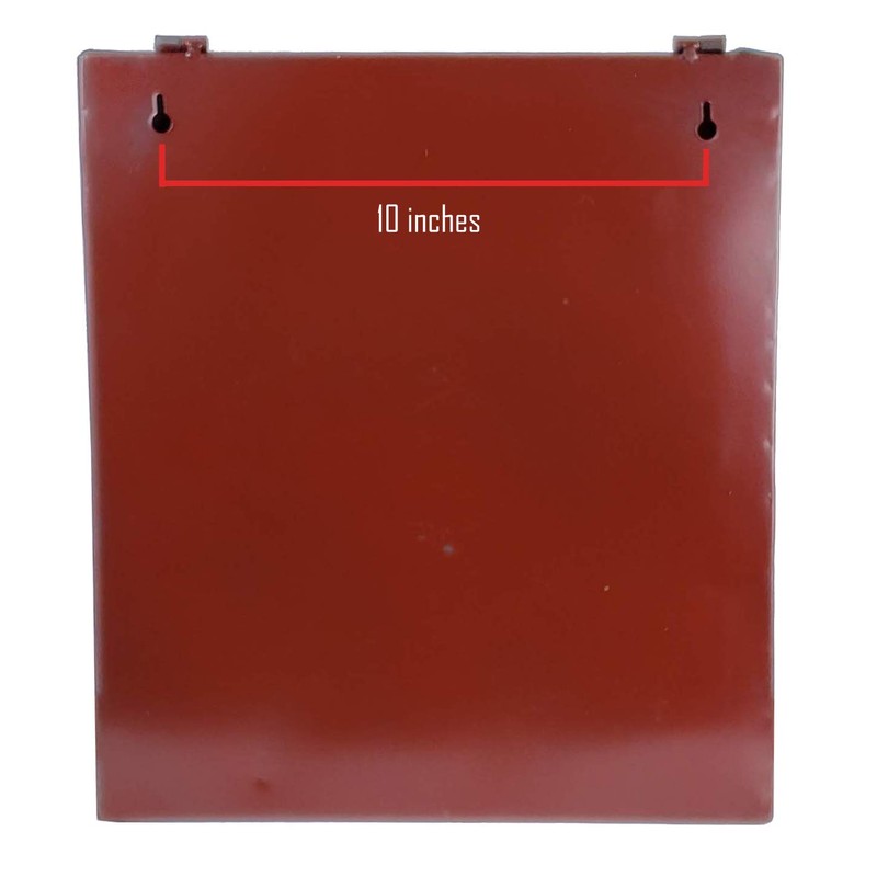 NACH FZ-M1002RD CJ Powder Coated Finish Wall Mounted Post Box