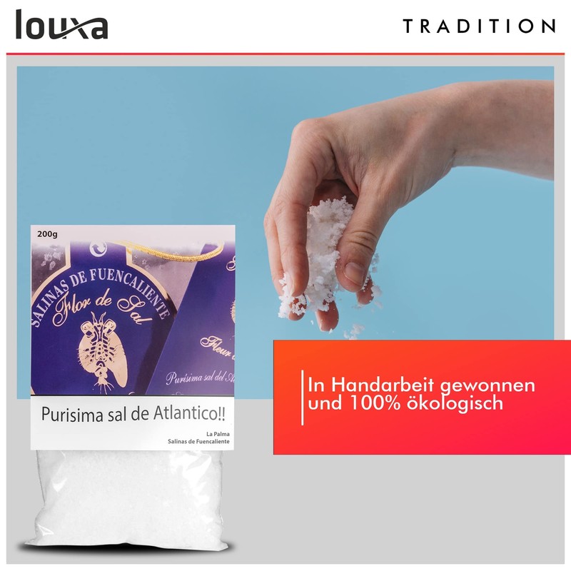 LOUXA Sal Marina TENEGUIA Flor de Sal Fleur de Sel