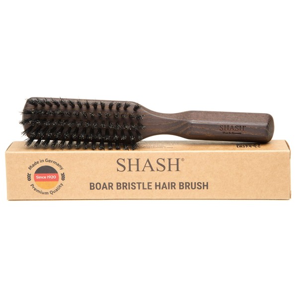 Since 1869 Made in Germany - 100% Boar Bristle Hair Brush, Suitable For Thin To Normal Hair - Naturally Conditions Hair, Improves Texture, Exfoliates, Soothes and Stimulates the Scalp