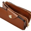 Legato Largo LJ-P0111 Bi-Fold Wallet, Thin Wallet, Camel