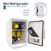 Bluelander Mini Refrigerador Frigobar 4l 6 Latas Casa Cosméticos Blanco