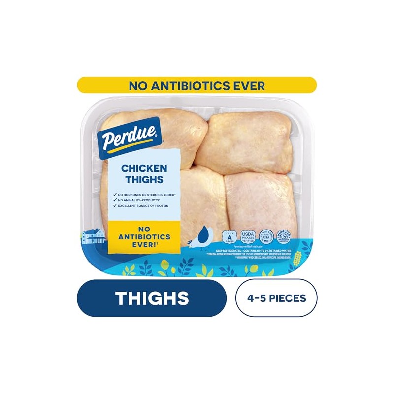 PERDUE Fresh Bone-In Chicken Thighs, Weight Varies