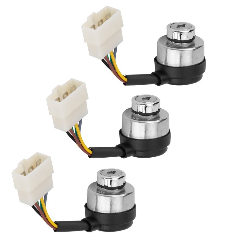 3Set 6 Wire Ignition Switch with Key for 188F/GX390/190F/GX420 Gasoline