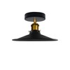 LEDSone Vintage Ceiling Light,Edison Flush Mounted Retro Style Metal Industrial
