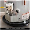 Everflow PWHP24 Plastic Water Heater Drain Pan with 1 in.