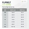 FlipBelt Lightweight Running Air Belt, Fitness and Running Fanny Pack