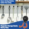 Xiuouix Heavy Duty Garage Magnetic Hooks 4 Pack - Neodymium