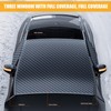 Windshield Cover for Ice and Snow - Windproof Sunshade Cover