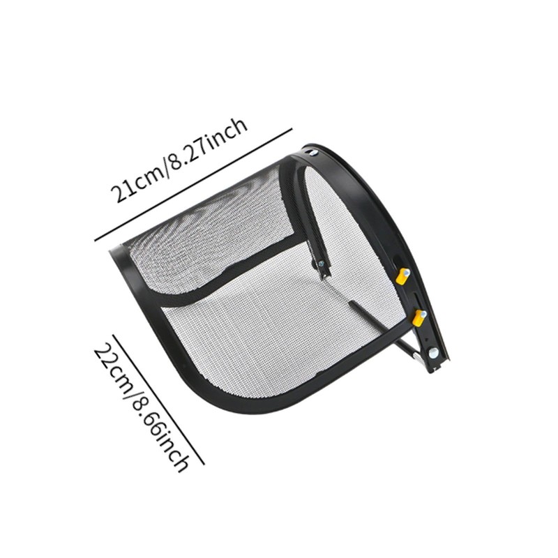 Esquirla Weed Whacking Face Shield Steel Mesh Face Shield Practical