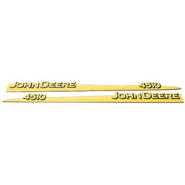 John Deere 4510 Hood Trim Strip Set Decals LVU12289 LVU12290