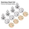 YYTCG Speaker Isolation Spikes, 316 Stainless Steel Anti-Vibration Feet for