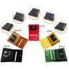 (1386) 5 Colors Thin Denim Fabric Friendly Compact Bifold Wallet