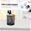 MAGICLULU Cylinder Metal Mesh Pen Pot Pcs Pencil Holder Desk
