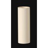 B&P Lamp® 4" Ht., Ivory Color, Plain Candle Covers, Standard