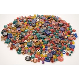 Playbox PBX2462003 2462003 Plastic Beads, Set of 300 Pieces, Color-Ancient