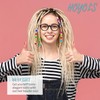 Hoyols Quick Hair Beading Tools with Colorful Pony Beads Magic