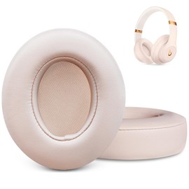 Studio 3 Ear Pads Replacement, GEVO Earpad Cushions for Beats Studio 2 3 Wired Wireless Over-Ear Headphones, Studio3 Ear Cups with Strong Adhesive (Rose Gold)
