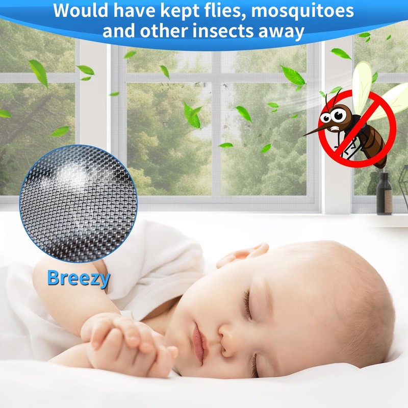 BKSAI Window Net to Keep Bugs Out Bug Net for