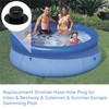 Pack of 4 Pool Plugs, Pool Adapter, Pool Sealing Plug,