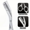 Eyebrow Trimming Scissors with Comb, Brow Master Stainless Steel Trimmer,