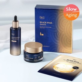 brand Dr. G Black Snail Retinol 3-piece gift set (2 types) (50ml cream + 1 ampoule mask pack) / 닥터지 블랙스네일 레티놀 3종 기프트 세트 2종 (크림 50ml + 앰플 마스크팩 1매)