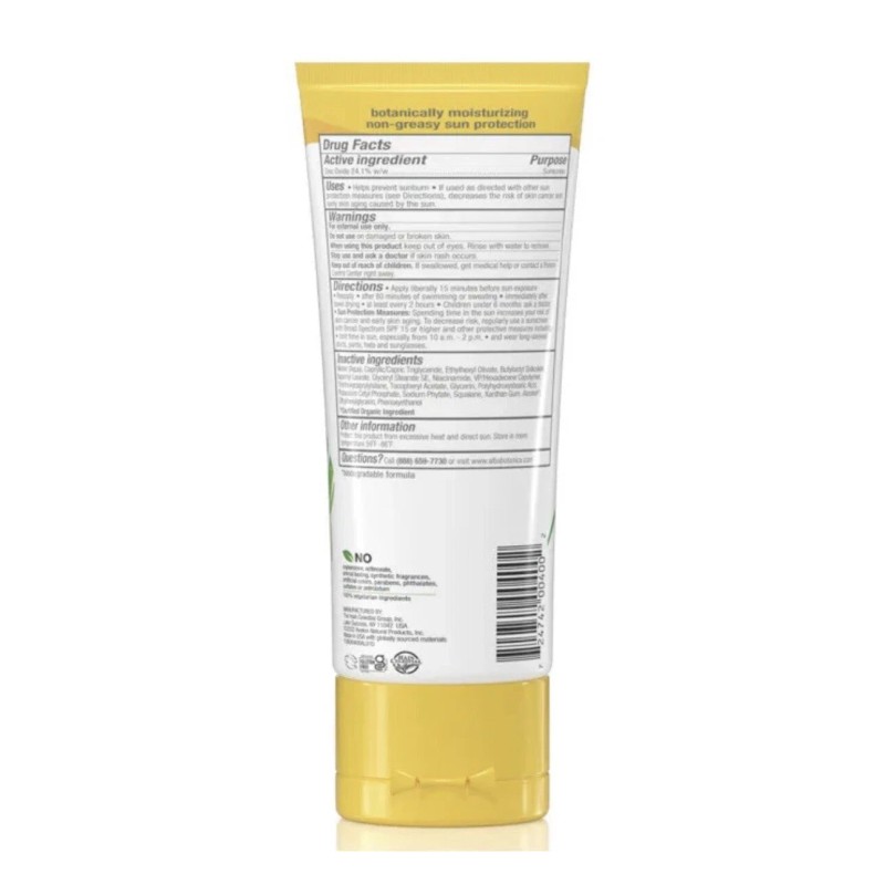 Alba Botanica, Sunscreen Sheer Lotion Mineral SPF 50, 3 Fl