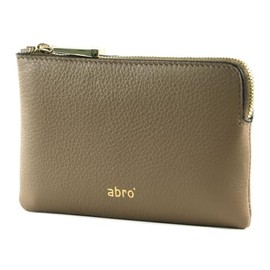 abro Leather Dalia Cosmetic Bag Coconut, Coconut