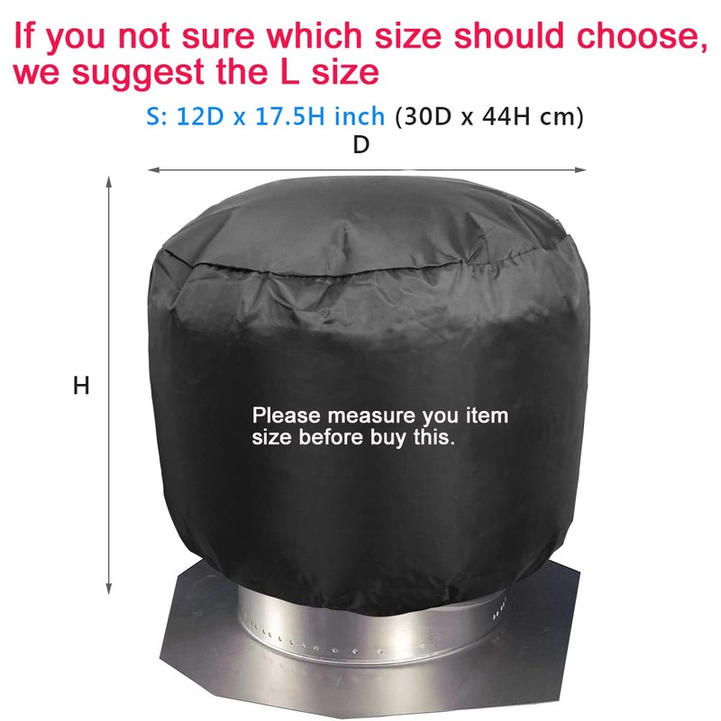 Turbine Vent Cover 2 Pack, Luxiv Roof Ventilator Cover Heavy