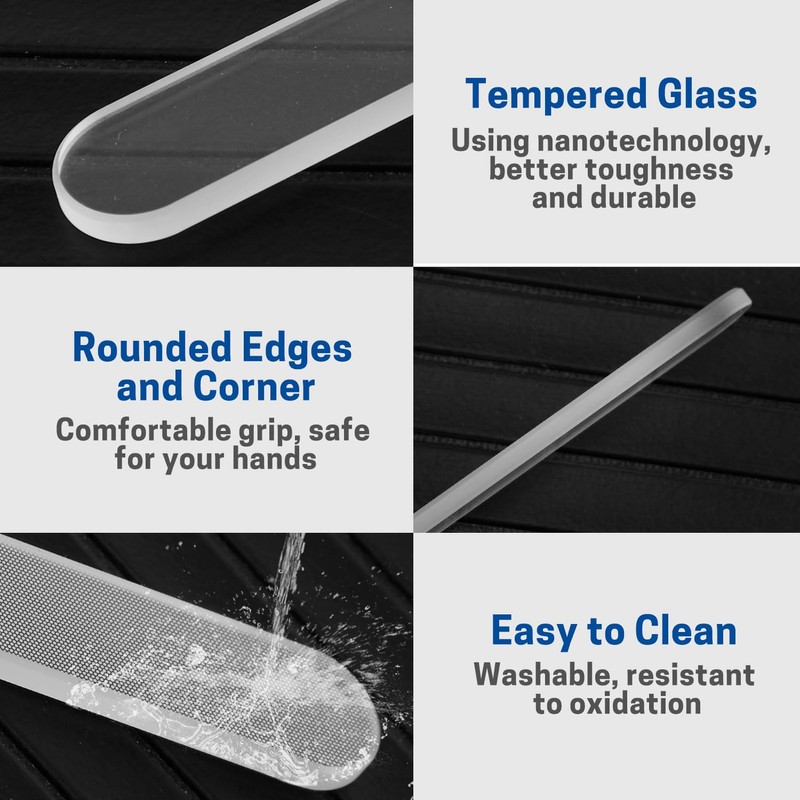 WISEPRO 3 PCS Hobby Model Glass Polishing Files, Hobby Files