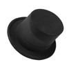 SUXINRY Magician's Top Hat for Adults, Black Color, Unisex, All