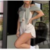 Mameluco deportivo de una pieza para mujer, pantalones cortos, ropa