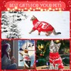 Rypet 2 Packs Cat Christmas Sweater Turtleneck, Pet Cold Weather