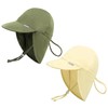 Duoyeree Baby Sun Protection Hat with Neck Flap Comfortable Summer